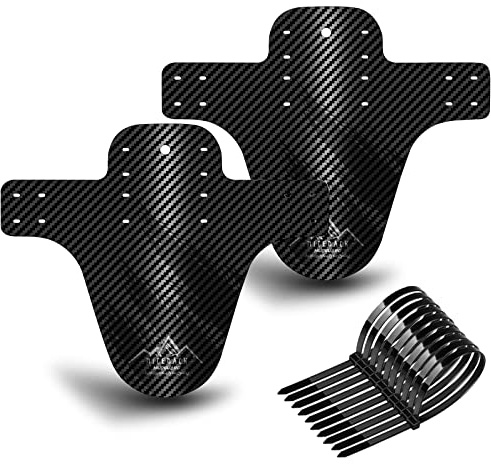 NICEDACK Schutzbleche Mountainbike,Mountainbike Spritzschutz, MTB Vordere und Hintere Kompatible Mudguard,Fahrrad Zubehör MTB Mud Guard Fit 20 26 27 27.5 29 Zoll Fat Bike