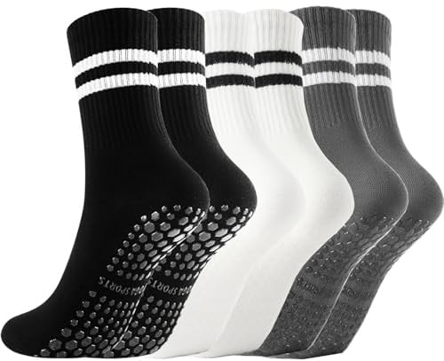 Gendewiner Baumwolle Pilates Yoga Socken EU 36-41 Stoppersocken für Damen und Herren