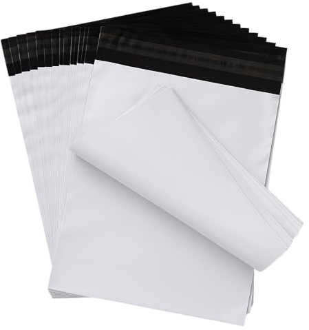 Pakomat Versandtaschen 26x35 cm A4 C4 selbstklebend blickdicht Folien-Versandbeutel Poly Mailer für Kleidung – 50 Stück