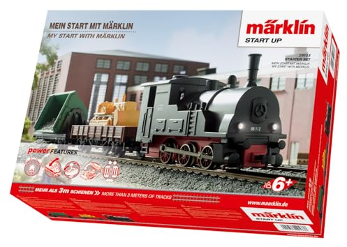 Märklin 29133 Modellbahn Modelleisenbahn Start Up Startpackung Mein Start 230 Volt, Spur H0 Startset. Lokomotive, Wagen, Schienen und Steuergerät im Starterset enthalten