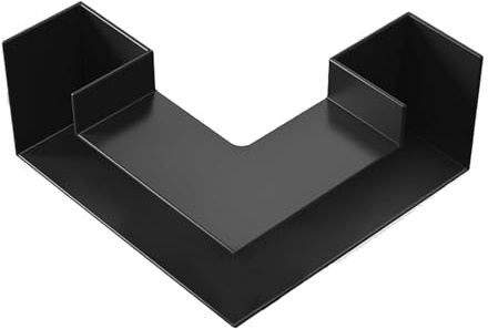 UOSIWYA Aquarium Tunnel, Garnelen Versteck Fischtunnel Aquarium Höhle Zubehör 12.5cm Unterirdisch Ecktunnel Dekoration für Kleine Garnele Fisch Krebse Verstecken