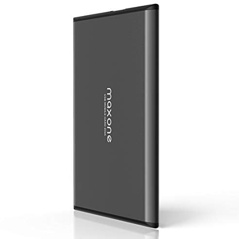 Maxone Externe Festplatte tragbare 500GB-2,5Zoll USB 3.0 Backups HDD Tragbare für TV,PC,Mac,MacBook,Chromebook, Wii u, Laptop,Desktop,Windows (500GB,Grey)