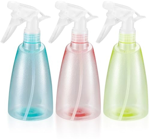 500 ml Wassersprühflaschen, leere Sprühflaschen, Kunststoff, nachfüllbar, für Zuhause, Friseure, Gartenarbeit, Blumen, Pflanzen, Sprühflaschen