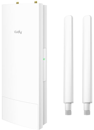 Cudy AX3000 Outdoor WLAN 6 Outdoor-WLAN-Access-Point, 2, AP3000 Outdoor | 2402 574 Mbit/s, IP65 wetterfest, OpenWRT-kompatibel, 6 kV Überspannungsschutz, PoE-Adapter im Lieferumfang enthalten