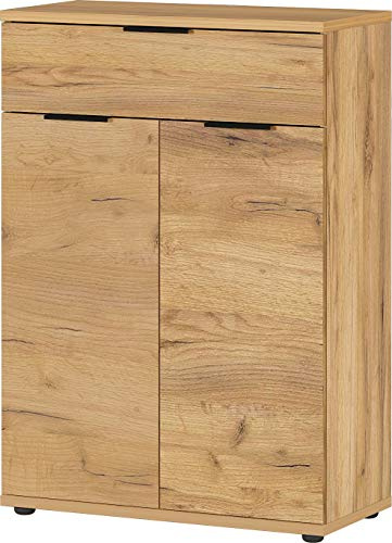 GERMANIA DIE MÖBELMACHER 2790-243 Schuhschrank, Navarra Eiche, 75 x 108 x 37 cm