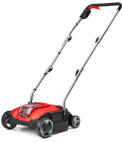 Einhell Akku-Vertikutierer GC-SC 18/28 Li-Solo Power X-Change (Li-Ion, 18 V, bürstenloser Elektromotor, 28cm Messerwalze, 3-stufige Arbeitstiefeneinstellung, ohne Akku & ohne Ladegerät)