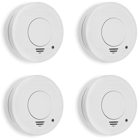 Smartwares Rauchmelder - Optischer Sensor - TÜV geprüft - Auswechselbare Batterie 5 Jahre - Testtaste - 85 dB - FSM-11514