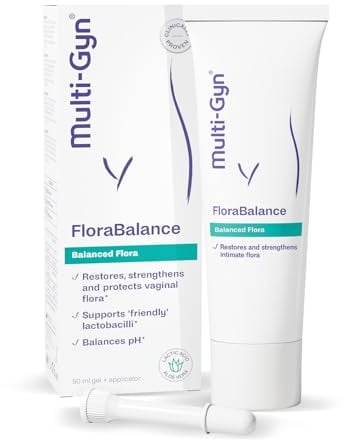 Multi-Gyn FloraBalance - Vaginalgel mit Milchsäure - Wiederherstellung, Stärkung & Schutz der Intimflora* - Optimiert den vaginalen pH-Wert - klinisch erwiesen - 50ml