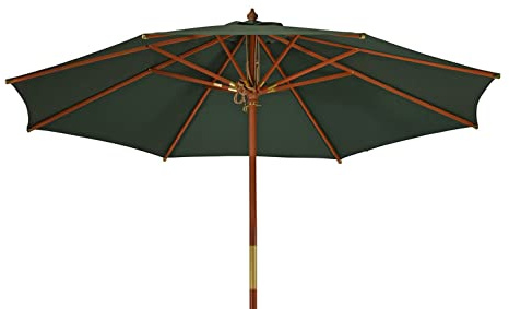 Kai Wiechmann Sonnenschirm 350 cm grün edel Windauslass UV-Schutz 50