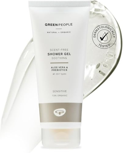 Green People Duftfreies Duschgel - SLS-, Paraben- & Alkohol-frei - Hypoallergen, Vegan, Natürlich & Bio - 200ml