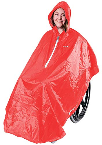 GOTITA – Der Poncho für den Rollstuhl – Der vielfältig einsetzbare Regenschutz für den Rollstuhl – einfache Handhabung, leichtes An- und Ausziehen – italienisches Design