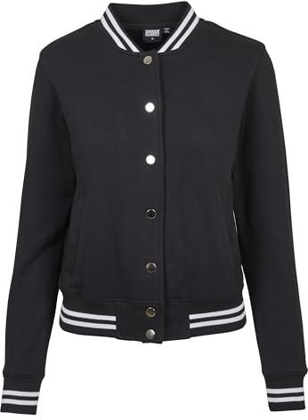 Urban Classics 2-Tone College Frauen Collegejacke schwarz/weiß