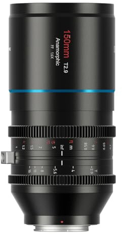 SIRUI 150 mm T2.9 1.6X Vollformat anamorphes Teleobjektiv (Venus 150 mm E Mount)
