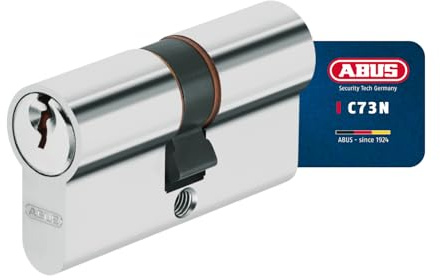ABUS Profil-Zylinder C73N 30/30 SB - Türschloss mit Not- und Gefahrenfunktion - für Haustüren und Wohnungstüren - inklusive 5 Schlüssel