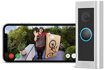 Ring Videotürklingel Pro Kabel (bisher: Video Doorbell Pro 2) von Amazon | Klingel mit Kamera, 1536p-HD-Video, Kopf-bis-Fuß-Aufnahme, 3D-Bewegungserfassung, WLAN, festverdrahtet