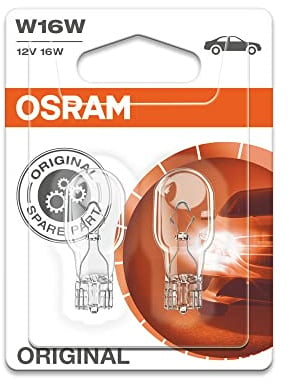 Osram ORIGINAL 921-02B OSRAM Lampe W16W, Schlusslichtlampen, 12V W2.1x9.5d