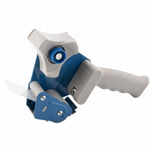 D.RECT Paketbandabroller – Klebeband Abroller bis 50 mm Breite – Profi Paketklebeband Abroller mit Griff – Klebebandspender für Kartons, Umzug & Versand