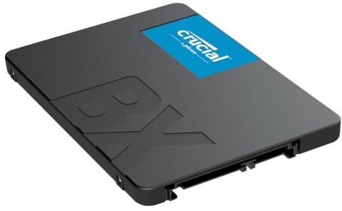 Crucial BX500 SATA SSD 4TB, 2,5 Interne Festplatte, bis zu 540 MB/s, 4TB SSD kompatibel mit Laptop und Desktop (PC), 3D NAND, Dynamische Schreibbeschleunigung - CT4000BX500SSD101