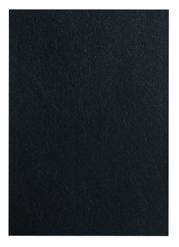 Pavo - Einbanddeckel-Lederoptik DIN A4, 250 g/m², 100-er Pack, Schwarz