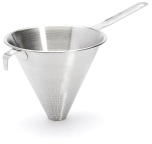 de Buyer - Küchenspitzsieb "Chinois" aus perforiertem Edelstahl - Durchmesser 20cm - 3350.20N, Silber