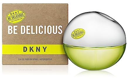 DKNY Be Delicious 100% Pure New York, Eau de Parfum für Damen, Grün-Fruchtiger Duft mit Apfel, Lang Anhaltend, Donna Karan New York, 30 ml