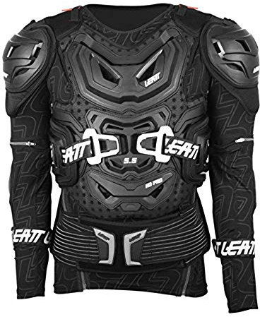 Leatt Harter Schutz für Brust und Brust, Motorrad, 5,5 Zoll, langärmlig, Harter Schutz, Ober- und Brustschutz, Motorrad, 5,5 Lange Ärmel, Herren (1 Stück)
