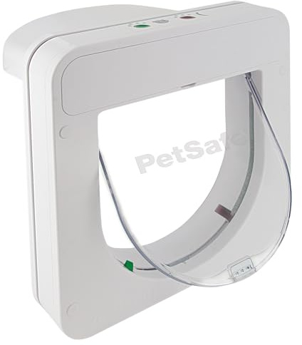 PetSafe Petporte Smart Flap Mikrochip Katzenklappe | Chiperkennung, Fortschrittliche Technologie, Für Wand- & Türmontage Geeignet