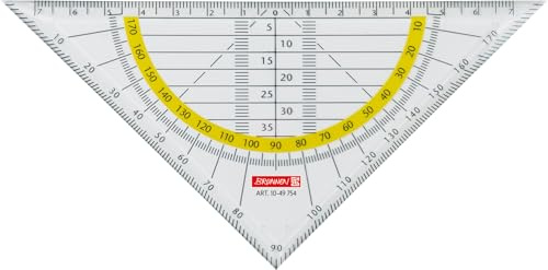 BRUNNEN Geometrie-Dreieck 16cm klar