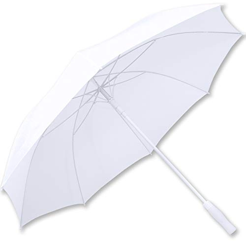 iX-brella XXL Brautschirm Hochzeitsschirm Automatik - All In White