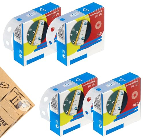 1000 Stück Lochverstärkungsringe Lochverstärker Selbstklebend Ringlochverstärker, Verstärkungsringe Lochverstärker 6mm Papier Ringlochverstärker Für Lose Blätter, Transparent