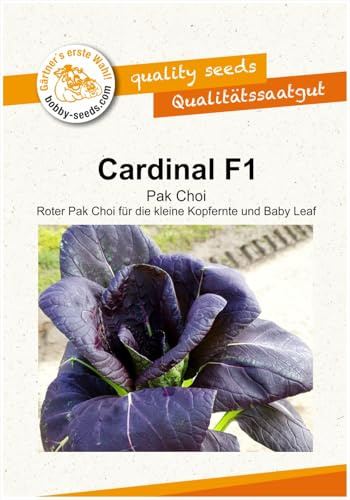 Mini Pak Choi Cardinal F1 Kohlsamen von Bobby-Seeds