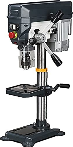 Optimum Tischbohrmaschine DQ 18 (Tischbohrmaschine mit Keilriemenantrieb, inkl. Arbeitstisch neigbar + drehbar, Pinolenhub 65 mm, Spindelaufnahme MK2)