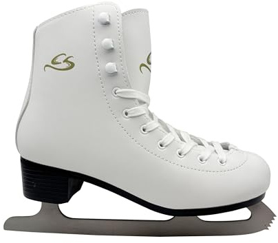 Cox Swain Figure Damen + Kinder Eiskunstlauf Schlittschuh -LOHJA- alle Größen, Colour: White, Size: 41