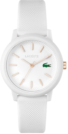 Lacoste 2011444 Herren-Armbanduhr, Lacoste.12.12-Kollektion, schwarzes Armband aus Silikon/Kautschuk