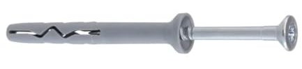KLIMAS 50x Sehr lange Qualitäts Rahmendübel / Nageldübel 10x200 mm mit verzinkter Kreuz Stahl Nagelschraube aus namhafter europäischer Produktion - keine China Billigproduktion