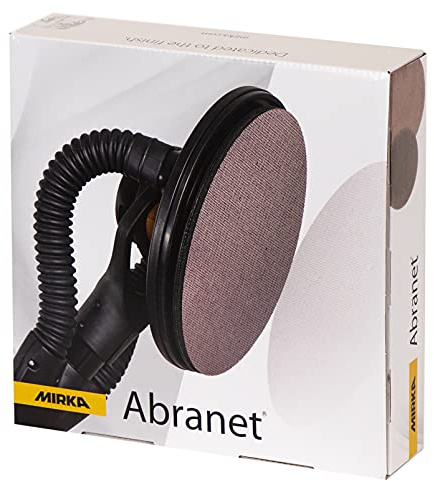 Mirka Abranet Netz-Schleifscheiben Ø 225 mm Klett/Korn P80 / 25 Stk/zum Schleifen von Holz, Spachtel, Lack, Kunststoff / 5422302580