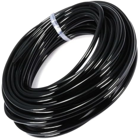 10 Meter Garten Bewässerungsschlauch, PVC Flexibles Drip System Verbindungsrohr, Innendurchmesser 8 Mm/Außendurchmesser 11 Mm, Ober- und Unterirdisch Verlegbar, für Gartenbewässerung