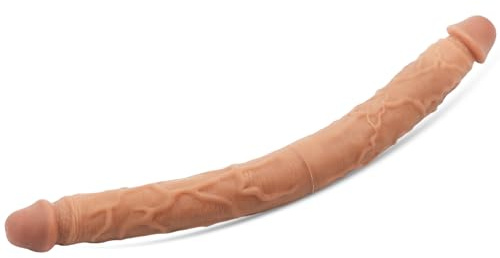 AMAZBEE 42cm Übergröße Doppeldildo für Frauen Dildo Silikon für Zwei Personen Gleichzeitig Weicher Dildo Weicher Dildo mit veränderbaren Formen (S)