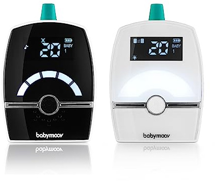 Babymoov Babyphone Premium Care - Digital Green Technology, niedrige Strahlung, 1400m Reichweite