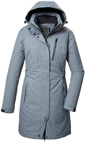killtec Damen Funktionsparka/Parka mit Kapuze KOW 303 WMN PRK | Winterjacke, Wassersäule 10.000 mm, wasserdicht, atmungsaktiv, winddicht, Kinnschutz, 2-Wege Reißverschluss