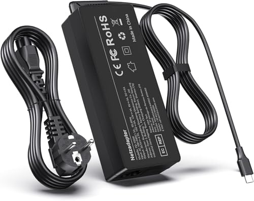 100W USB C Netzteil Ladegerät, Universal Laptop Ladekabel Kompatibel mit MacBook Lenovo Thinkpad Dell Latitude HP Chromebook Asus Acer Huawei Xiaomi Air Samsung Notebook Ladekabel Type C Power Adapter