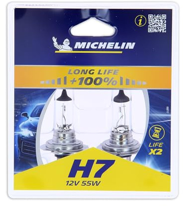 Michelin 008717 Life +100% 2 Glühlampe H7 12 V 55W