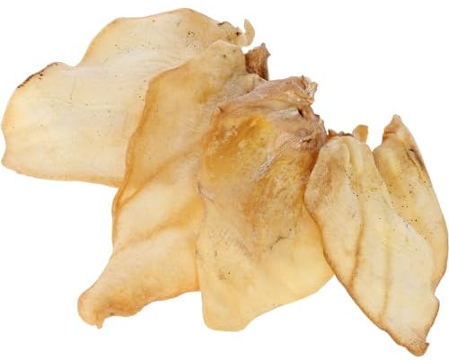 Kerbl Pet Rinderohren als Kausnack für Hunde | 20 Stück, 380 g, fettarme und geruchsarme Naturkauartikel für Hunde aller Rassen