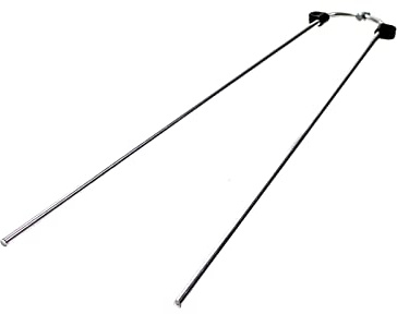 Fahrrad Schutzblech Strebe 5mm U-Form Länge 380 mm Silber Aluminium Bund Bolzen