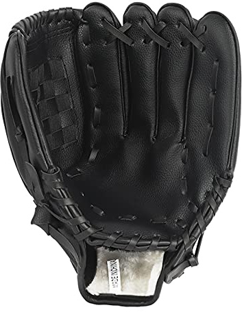 Professioneller Baseball-Handschuh für linke Hand, Premium-Leder, Softball-Handschuh, Sport, Schlaghandschuhe, Pitcher-Trainingshandschuhe für Kinder/Jugend/Erwachsene Wettkampfübungen (rechte