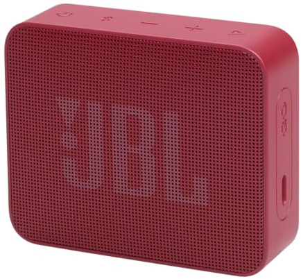 JBL GO Essential 2, Tragbarer Bluetooth-Lautsprecher, Rot | Original Pro Sound, Bluetooth 4.2, Bis zu 5 Stunden Akkulaufzeit, IP67 Wasserdicht