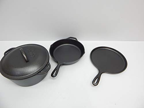 Lodge Kochgeschirr-Set, Gusseisen, 4-teilig