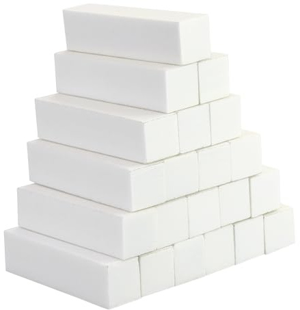 21 Stück Polierblock für Nägel, Buffer für Nägel, Nagel Buffer, quadratisch, Schwamm, Nagelfeile, für Nagelstudios, Nail Art zu Hause
