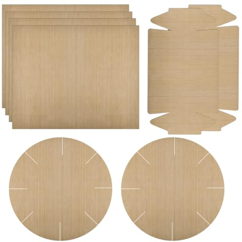 OctBird Dauerbackfolie 8er Set,Wiederverwendbares Backpapier,Dauerbackfolie Rolle Zuschneidbar und Spülmaschinenfest,Hitzebeständig,Dauerbackfolie für Backofen,Backzubehör