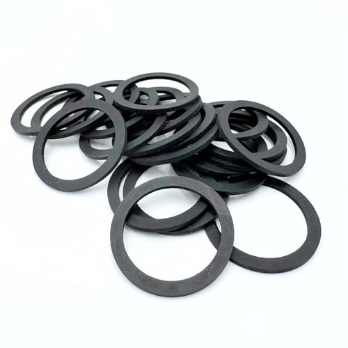 KKMSEALS Flachdichtung Gummi EPDM 2 - Dichtungsringe Set von 5 Stück - Flachdichtungen Set Effektive Isolierung - Dichtungsset - Flachdichtung Set (56x44x2 mm)